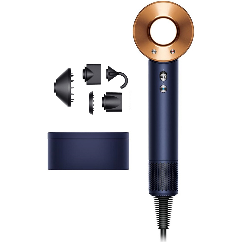 Стайлер Dyson Supersonic HD08 синий (Prussian Blue/Rich Copper)