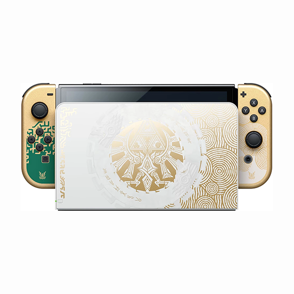 Игровая приставка Nintendo Switch OLED Model Zelda: Tears of the Kingdom Edition 64 ГБ золотой (Gold)