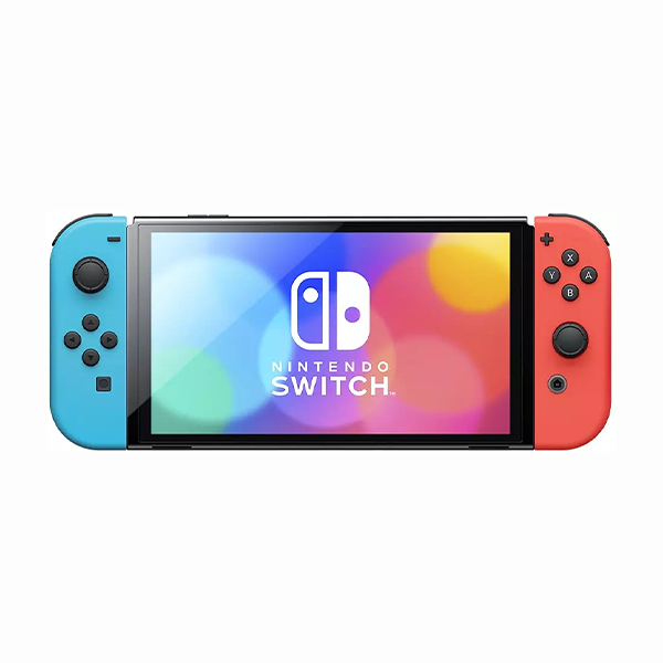 Игровая приставка Nintendo Switch (OLED-модель) 64 ГБ синий (Neon Red/Blue)