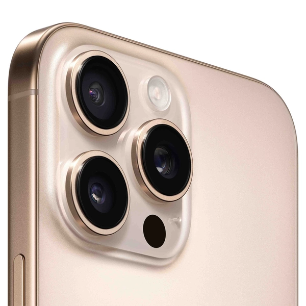 Смартфон Apple iPhone 16 Pro 128 ГБ золотистый титан (Desert Titanium)