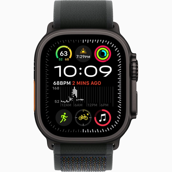Чехол Silicone Case для Silicone Case для Apple Watch Ultra 2 черный (Satin Black)