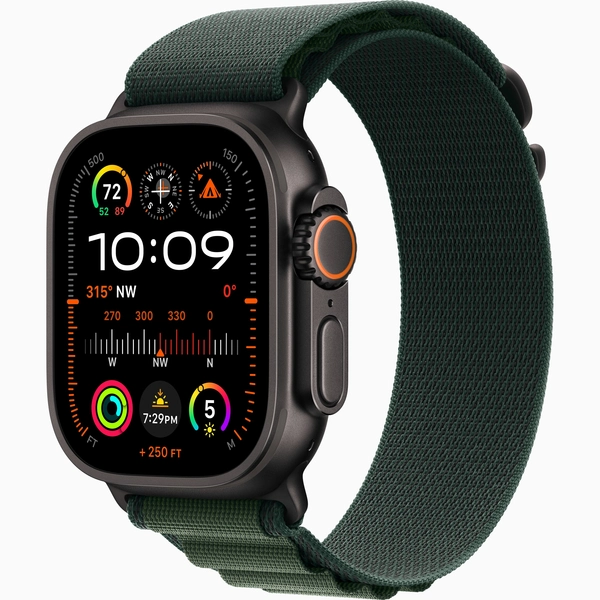 Silicone Case для Смарт-часы Apple Watch Ultra 2 Black (2024) 49mm