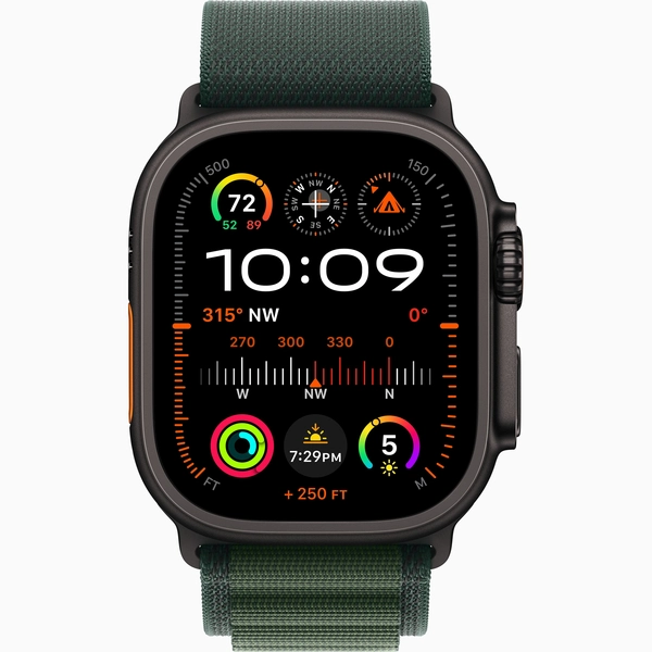 Silicone Case для Смарт-часы Apple Watch Ultra 2 Black (2024) 49mm