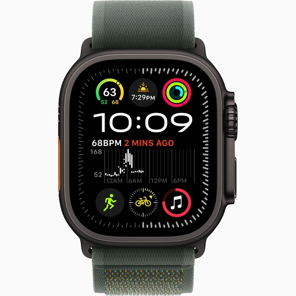 Чехол Silicone Case для Silicone Case для Apple Watch Ultra 2 черный (Black)