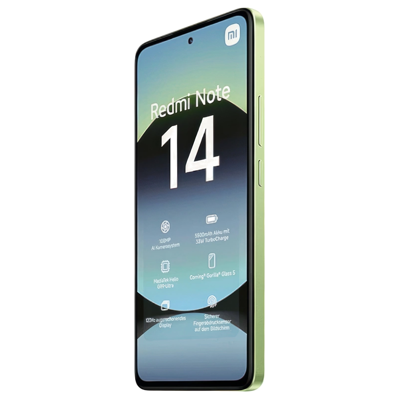Смартфон Xiaomi Redmi Note 14 5G 128 ГБ зеленый (Lime Green)