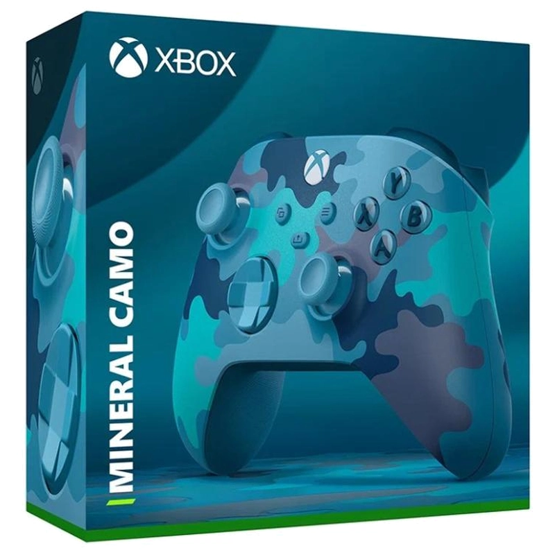 Геймпад Беспроводной контроллер Xbox Mineral Camo синий (Mineral Camo)