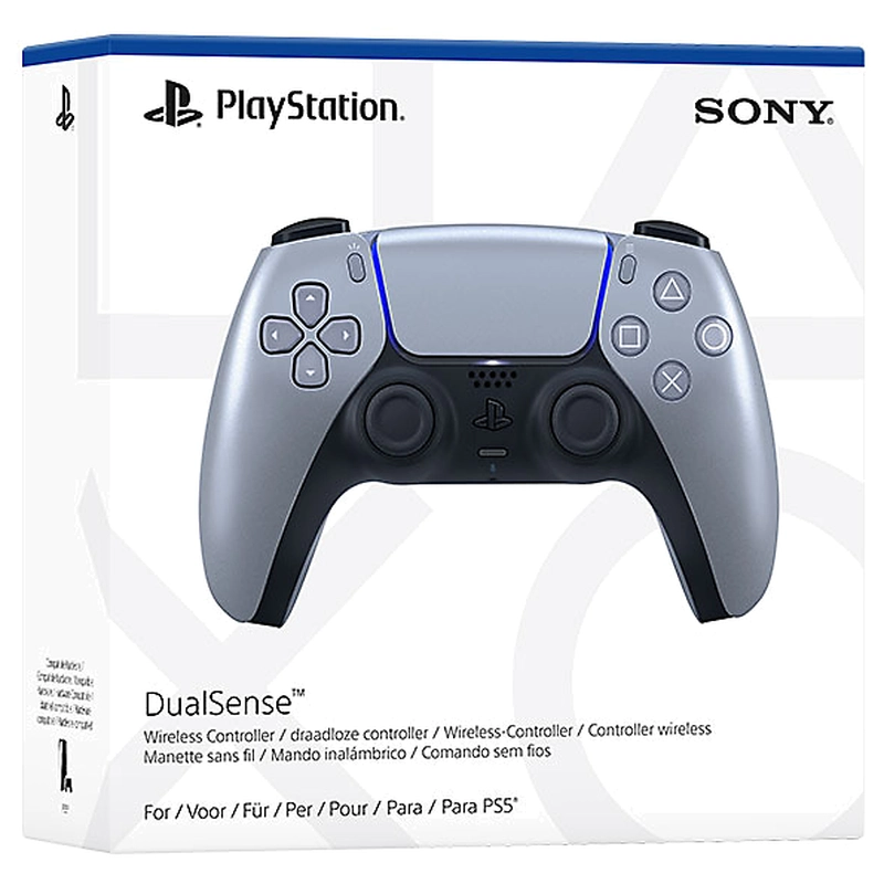 Геймпад Sony DualSense Controller PS5 серебристый (Sterling Silver)
