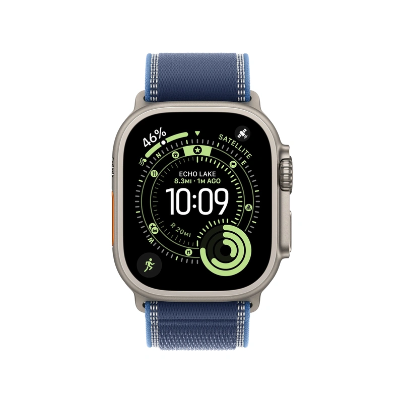Чехол Silicone Case для Silicone Case для Apple Watch Ultra 3 49mm Natural серый титан (Natural Titanium)