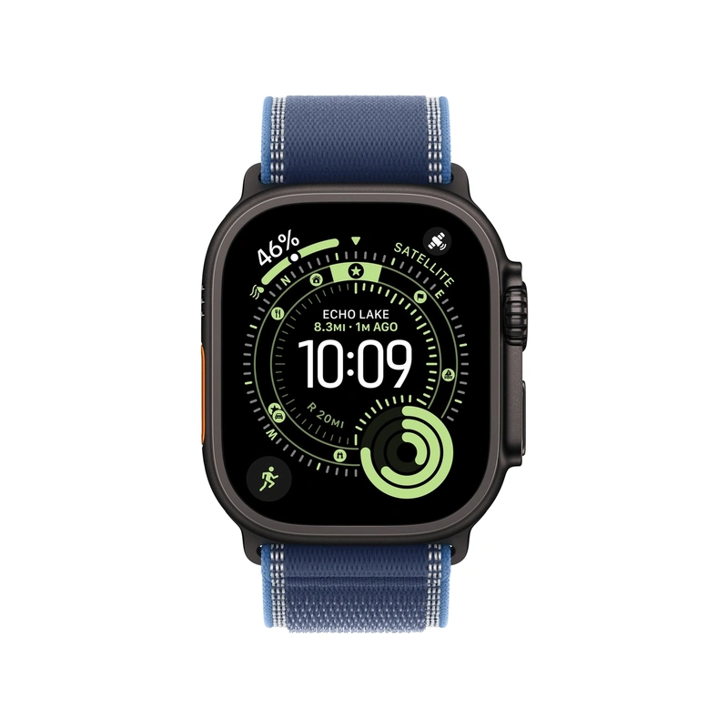 Чехол Silicone Case для Silicone Case для Apple Watch Ultra 3 49mm черный титан (Black Titanium)