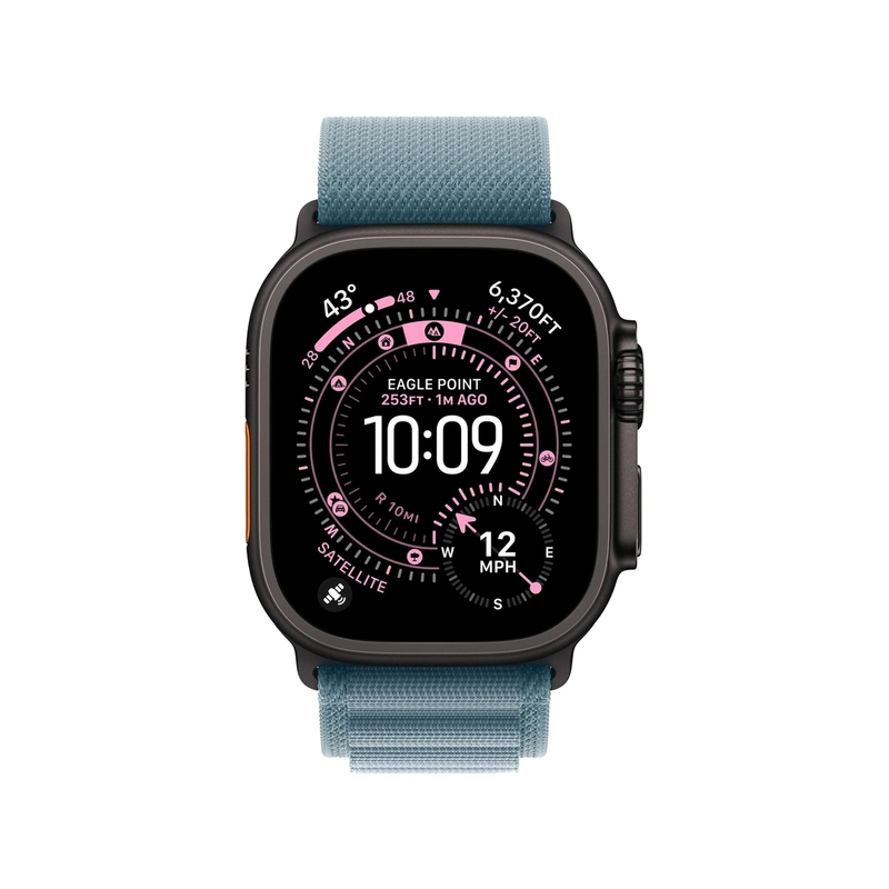 Чехол Silicone Case для Silicone Case для Apple Watch Ultra 3 49mm черный (Satin Black)