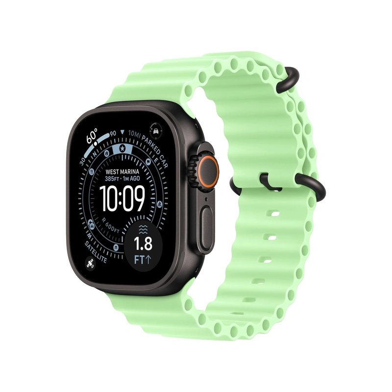 Чехол Silicone Case для Silicone Case для Apple Watch Ultra 3 49mm черный титан (Black Titanium)