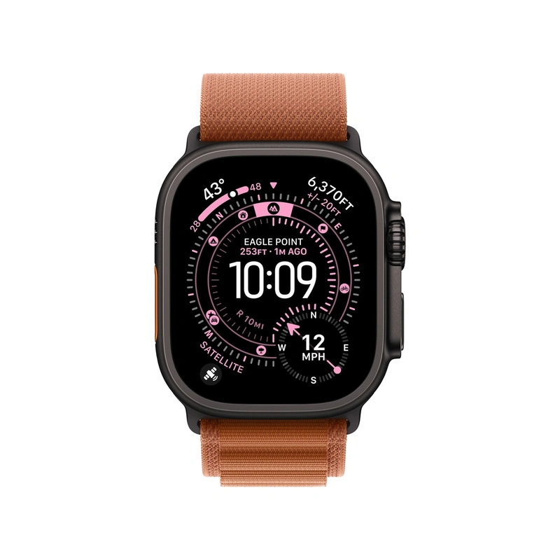 Чехол Silicone Case для Silicone Case для Apple Watch Ultra 3 49mm черный титан (Black Titanium)