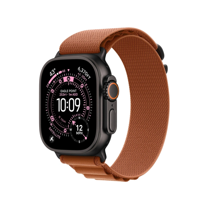 Чехол Silicone Case для Silicone Case для Apple Watch Ultra 3 49mm черный титан (Black Titanium)