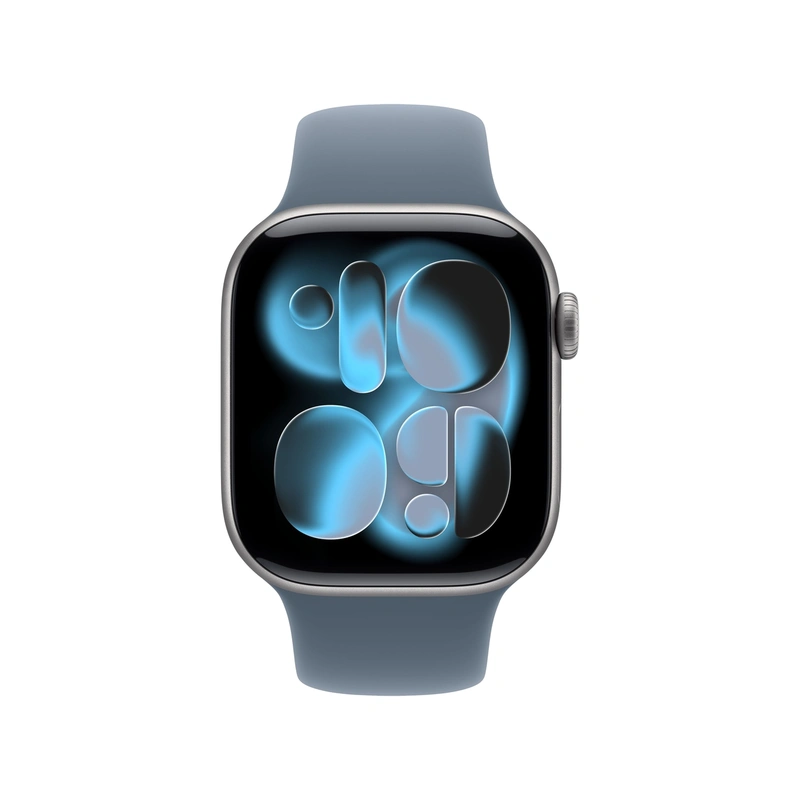 Silicone Case для Смарт-часы Apple Watch S11 42mm «Space Gray» с ремешком Sport Band «Anchor