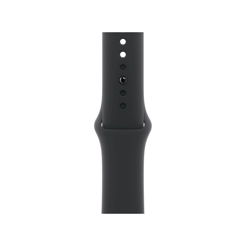 Чехол Silicone Case для Silicone Case для Apple Watch S11 42mm «Space Gray» с ремешком Sport Band черный (Jet Black)