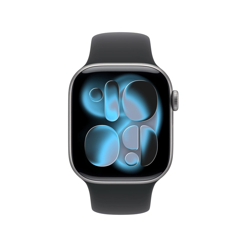 Silicone Case для Silicone Case для Apple Watch S11 42mm «Space Gray» с ремешком Sport Band