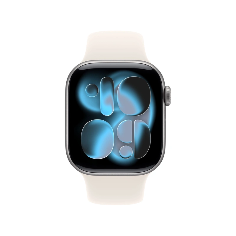 Silicone Case для Смарт-часы Apple Watch S11 42mm «Space Gray» с ремешком Sport Band «Starlight