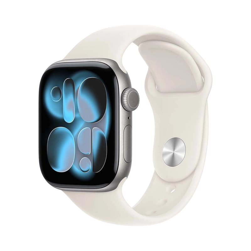 Silicone Case для Смарт-часы Apple Watch S11 42mm «Space Gray» с ремешком Sport Band «Starlight