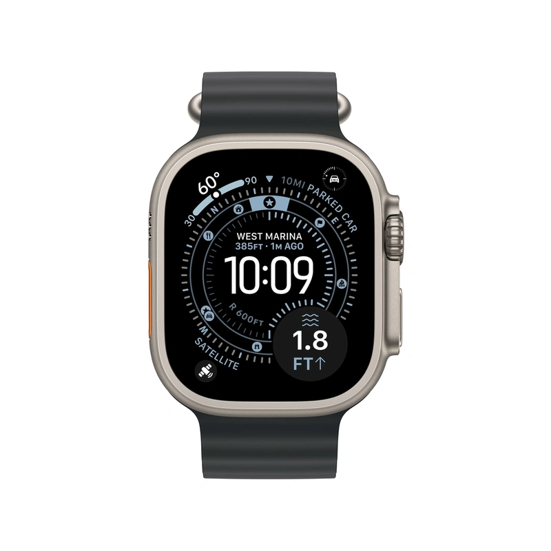 Чехол Silicone Case для Silicone Case для Apple Watch Ultra 3 49mm Natural серый титан (Natural Titanium)