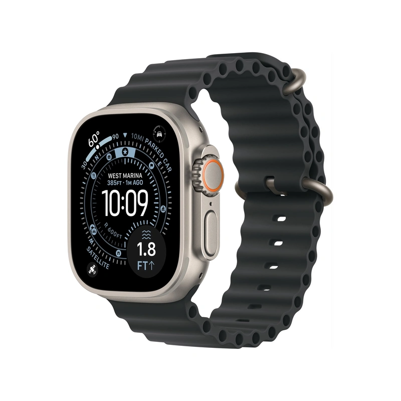 Чехол Silicone Case для Silicone Case для Apple Watch Ultra 3 49mm Natural серый титан (Natural Titanium)