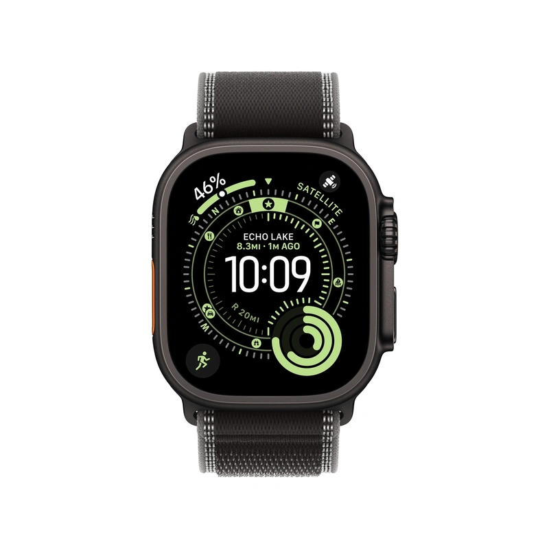 Чехол Silicone Case для Silicone Case для Apple Watch Ultra 3 49mm черный (Satin Black)