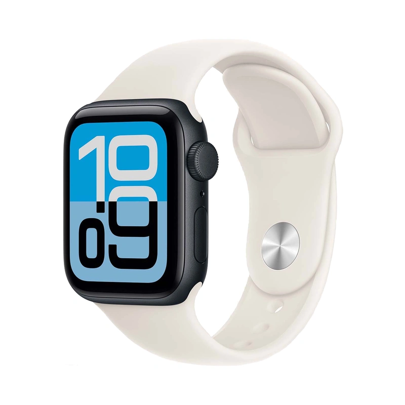 Silicone Case для Silicone Case для Apple Watch SE3 40mm «Midnight» Case with Sport Band «Starlight
