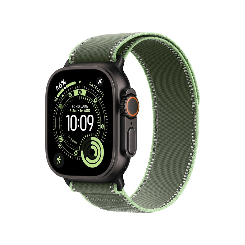 Чехол Silicone Case для Silicone Case для Apple Watch Ultra 3 49mm зеленый (Green/Neon)