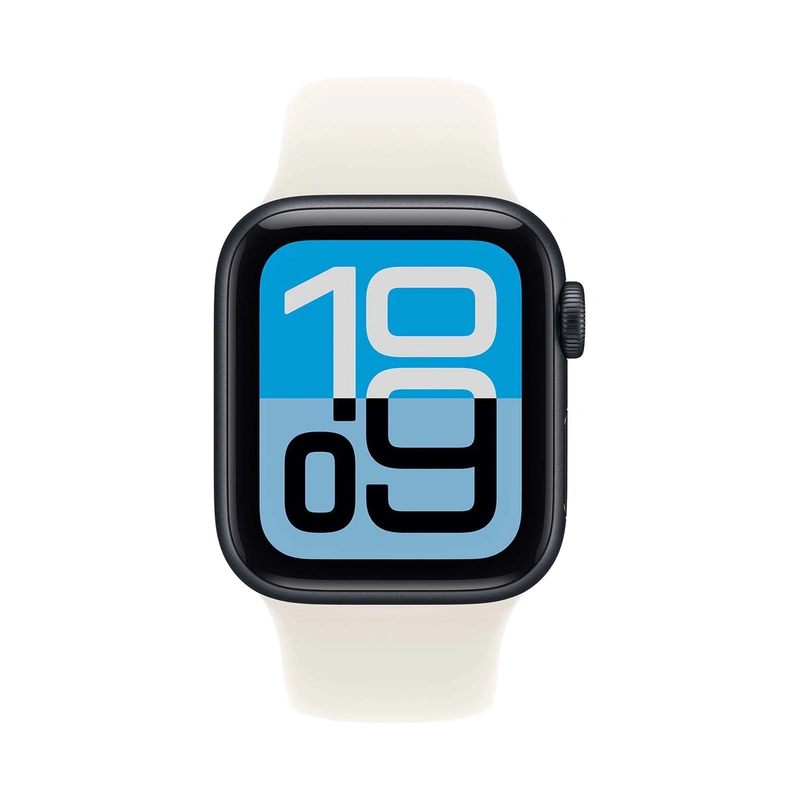 Silicone Case для Silicone Case для Apple Watch SE3 40mm «Midnight» Case with Sport Band «Starlight