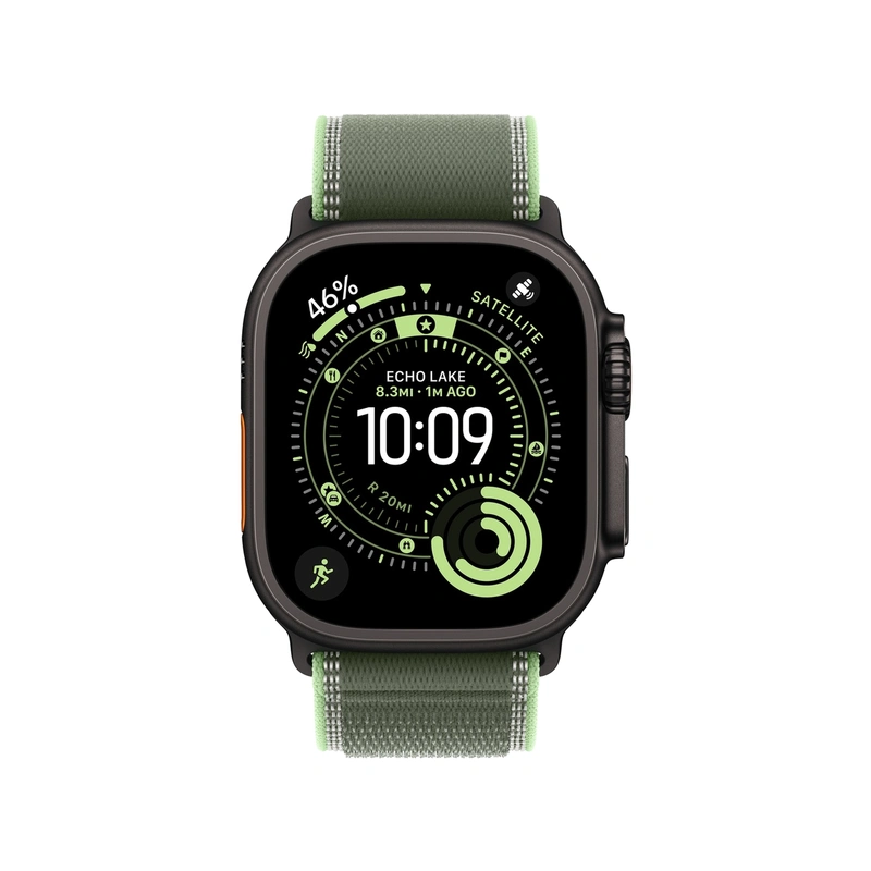 Чехол Silicone Case для Silicone Case для Apple Watch Ultra 3 49mm зеленый (Green/Neon)