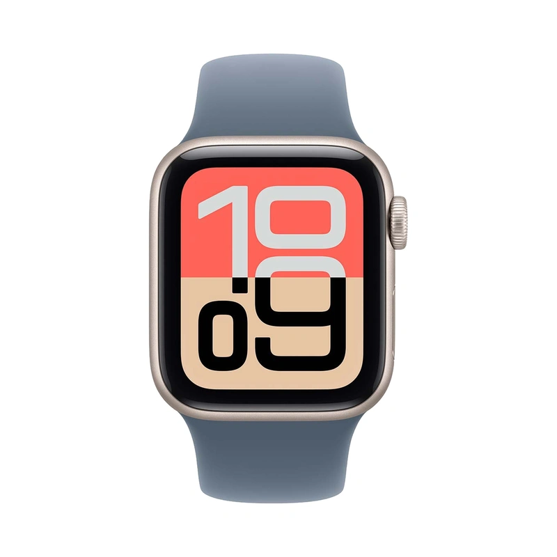 Silicone Case для Смарт-часы Apple Watch SE3 40mm «Starlight» с ремешком Sport Band «Anchor