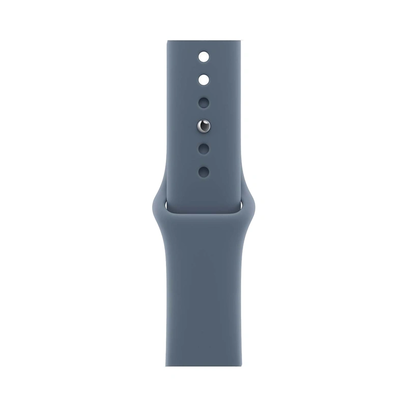 Чехол Silicone Case для Смарт-часы Apple Watch SE3 40mm «Starlight» с ремешком Sport Band «Anchor Blue белый (Starlight)