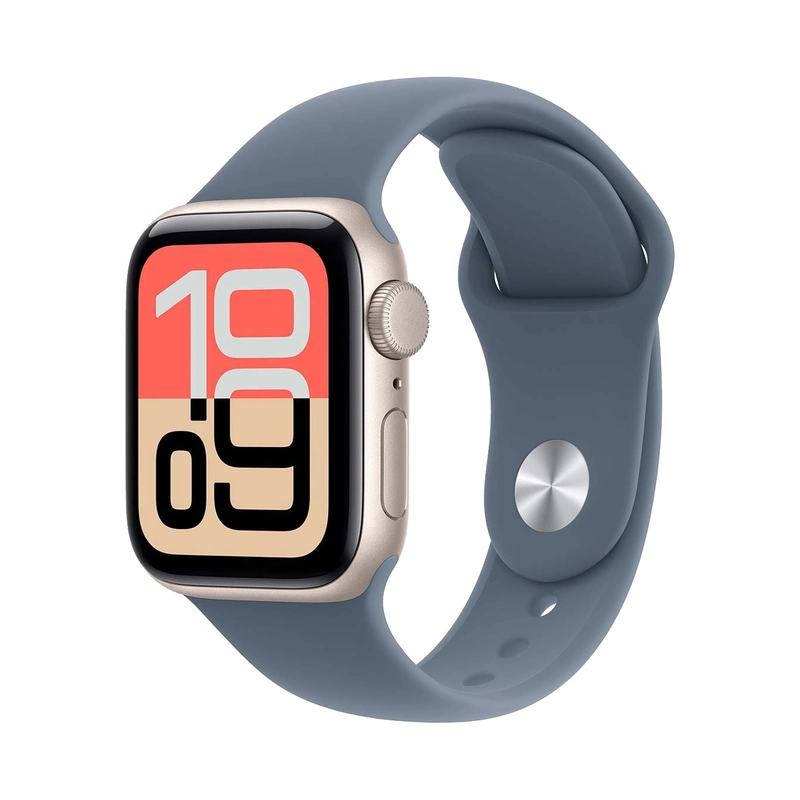 Silicone Case для Смарт-часы Apple Watch SE3 40mm «Starlight» с ремешком Sport Band «Anchor
