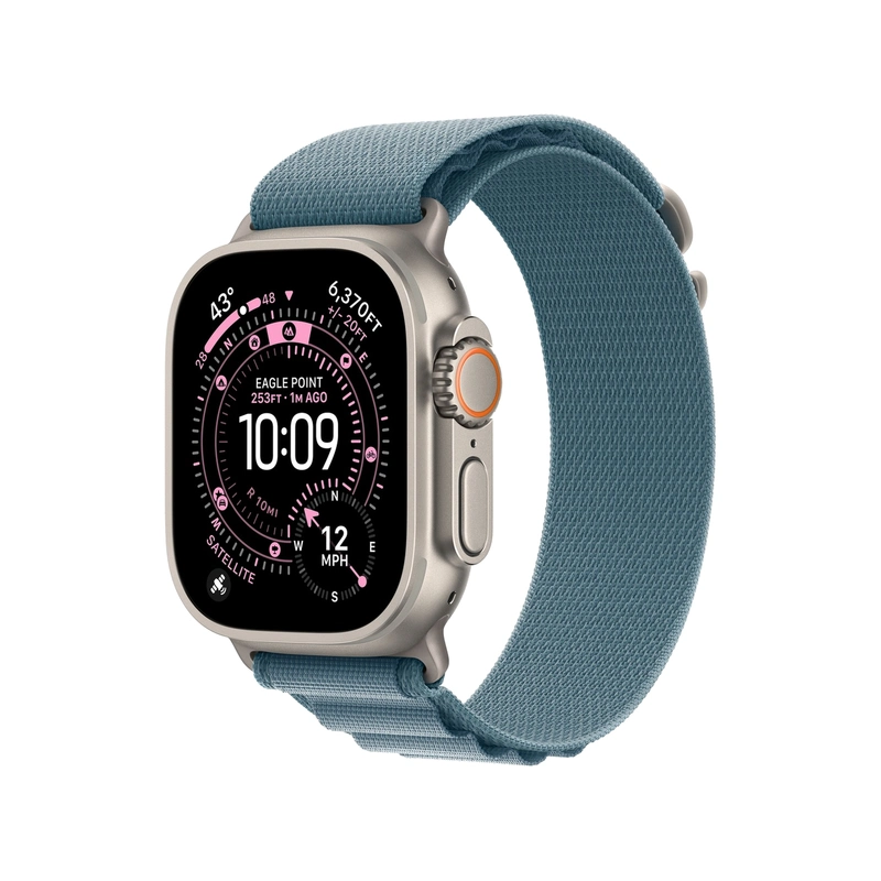 Чехол Silicone Case для Silicone Case для Apple Watch Ultra 3 49mm Natural голубой (Light Blue)