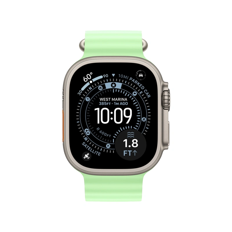 Чехол Silicone Case для Silicone Case для Apple Watch Ultra 3 49mm Natural серый титан (Natural Titanium)