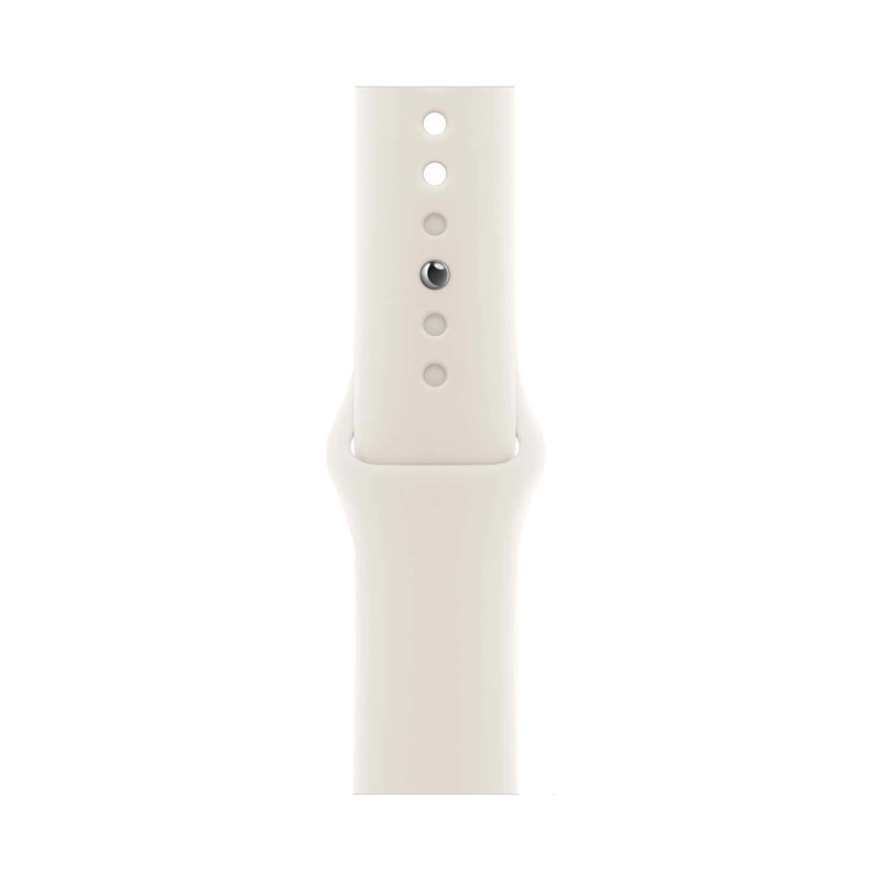 Чехол Silicone Case для Silicone Case для Apple Watch SE3 40mm «Starlight» Case with Sport Band «Starlight белый (Starlight)