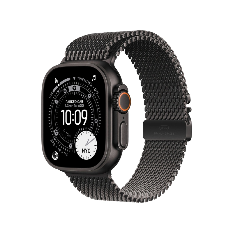 Чехол Silicone Case для Silicone Case для Apple Watch Ultra 3 49mm черный титан (Black Titanium)