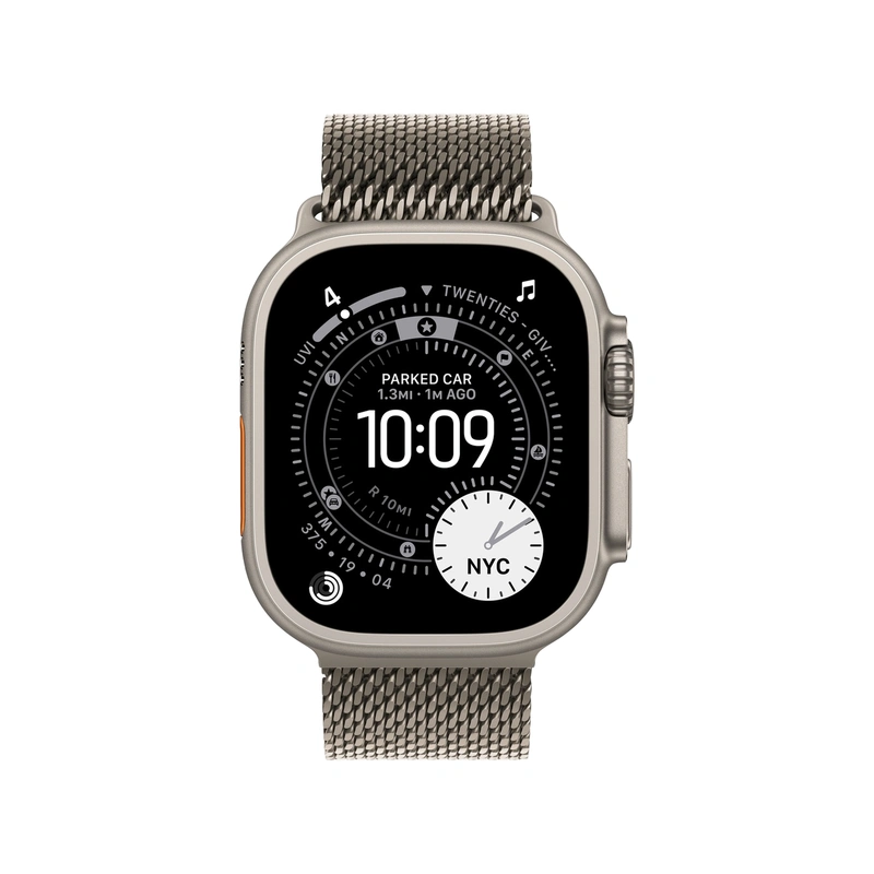 Чехол Silicone Case для Silicone Case для Apple Watch Ultra 3 49mm Natural серый титан (Natural Titanium)