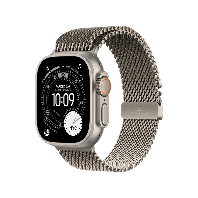 Чехол Silicone Case для Silicone Case для Apple Watch Ultra 3 49mm Natural серый титан (Natural Titanium)