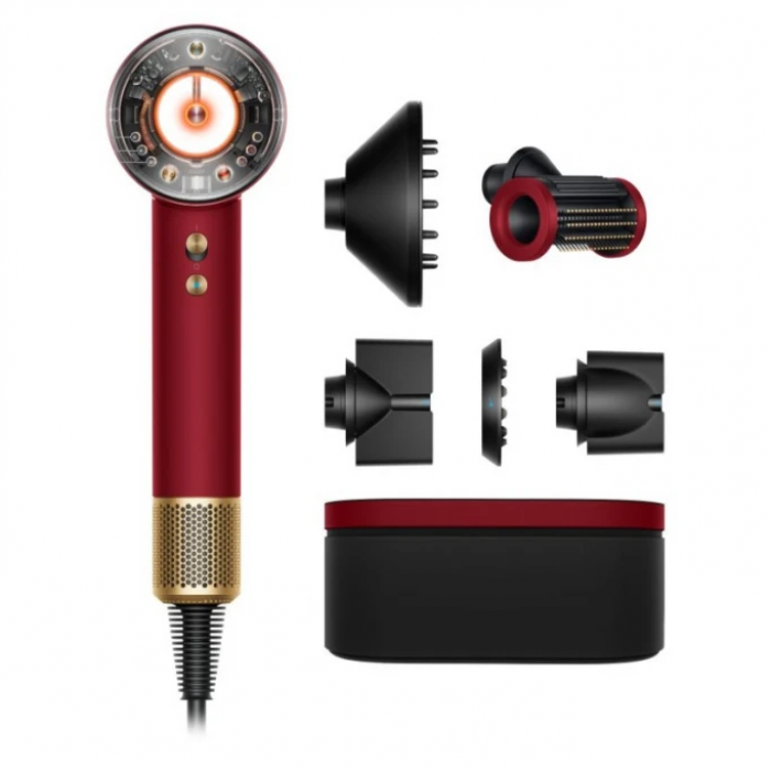 Стайлер Dyson Supersonic Nural HD16 красный (Red Velvet/Gold)