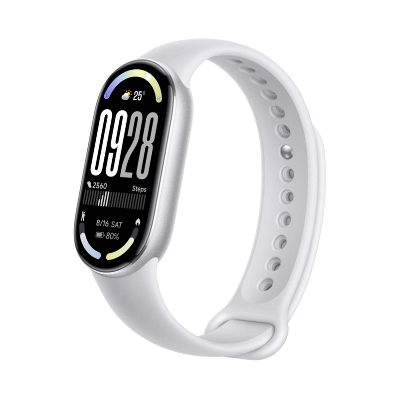 Ремешок для Xiaomi Фитнес-браслет Mi Band 10 (Glacier серебристый (Glacier Silver)