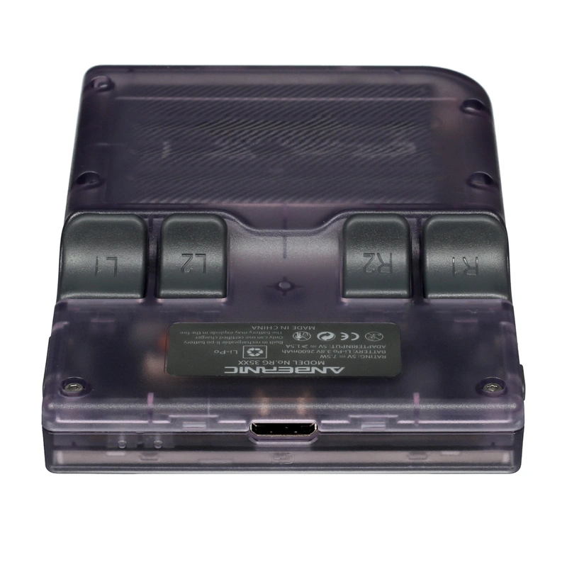 Игровая приставка Anbernic RG35XX (2024) фиолетовый (Transparent Purple)