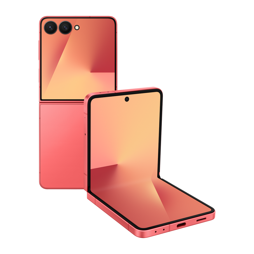 Смартфон Samsung Galaxy Z Flip 7 256 ГБ красный (Coral Red)