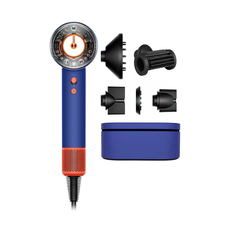 Стайлер Dyson Supersonic Nural HD16 синий (Vinca Blue / Topaz Orange)