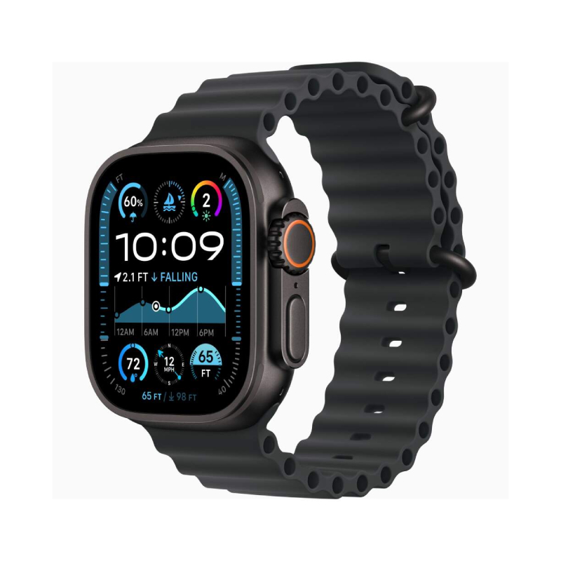 Чехол Apple Silicone Case для Apple Silicone Case для Apple Watch Ultra 2 черный (Black)