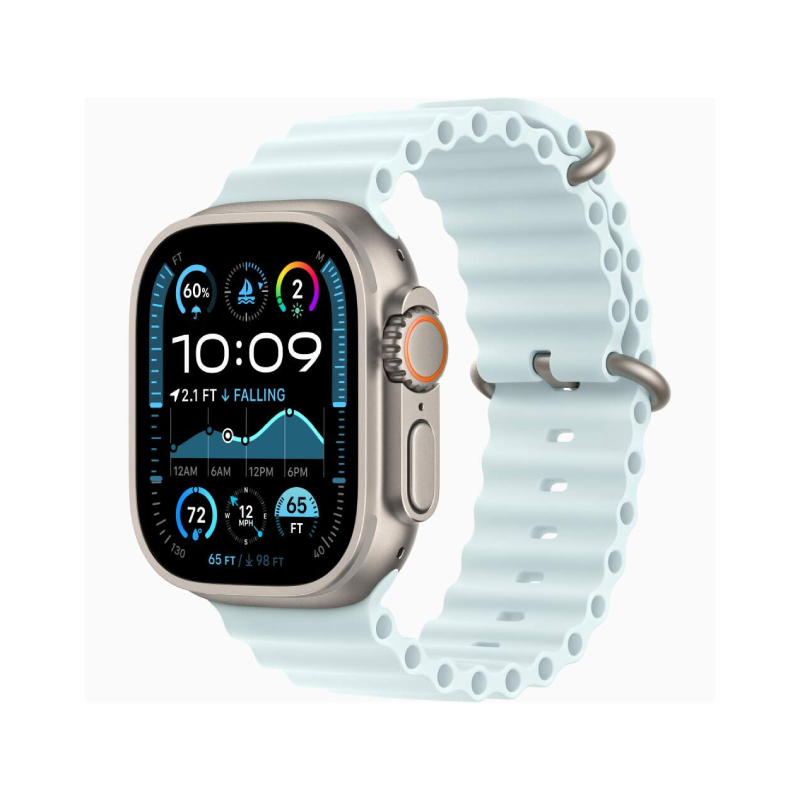 Чехол Apple Silicone Case для Apple Silicone Case для Apple Watch Ultra 2 Natural (2024) 49 mm серый титан (Natural)