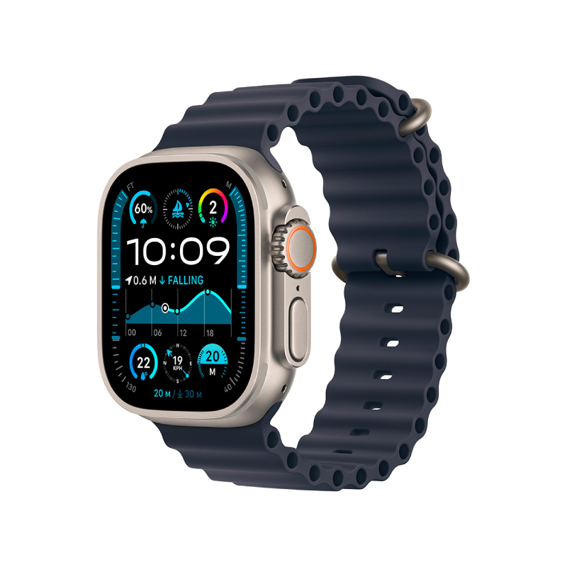 Чехол Apple Silicone Case для Apple Silicone Case для Apple Watch Ultra 2 Natural (2024) 49 mm серый титан (Natural)